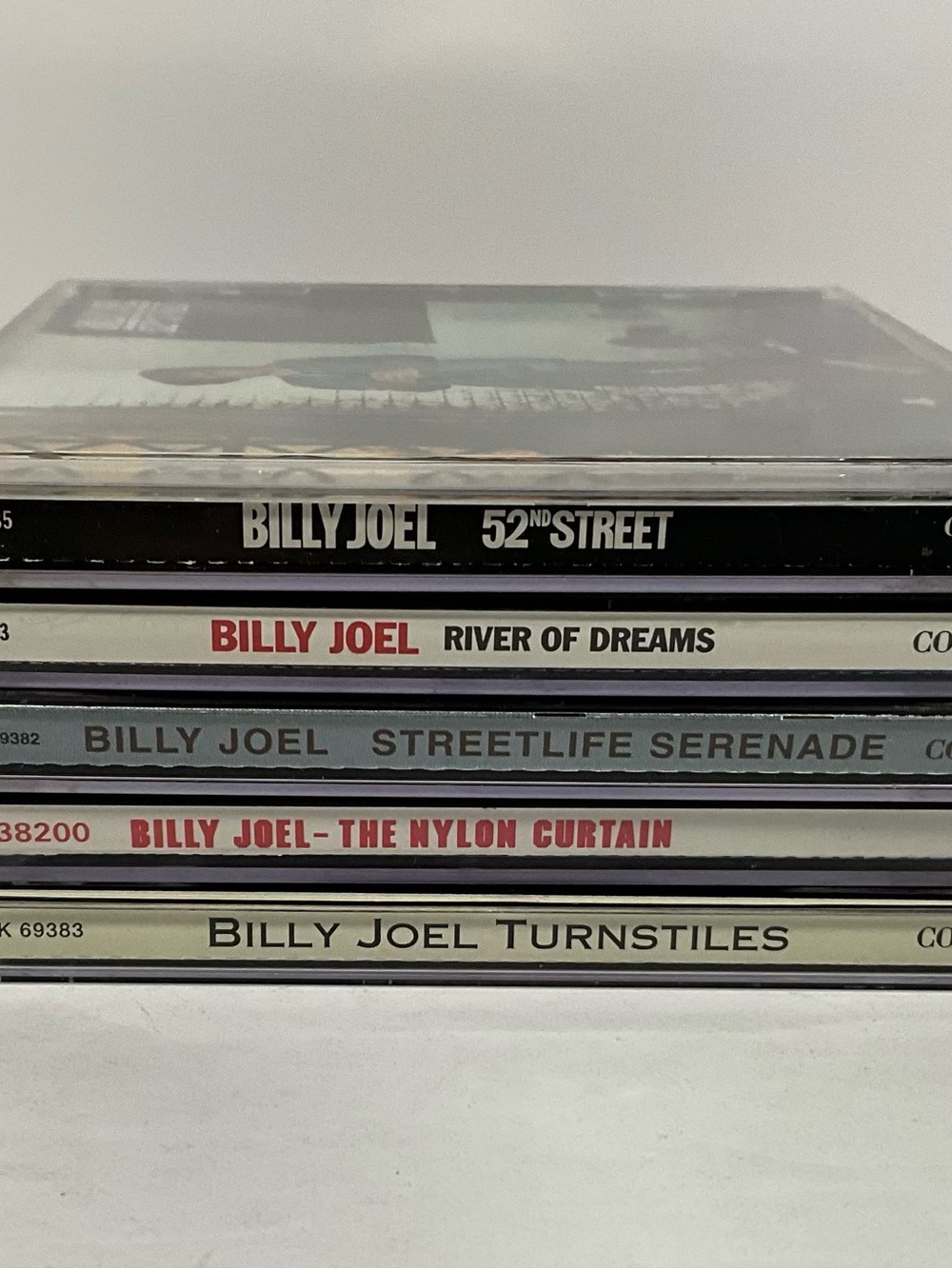 5 CD Billy Joel Lot - Turnstiles, 52nd Street, River Of Dreams And Others